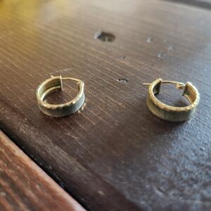 14 K Gold Hoop Earrings